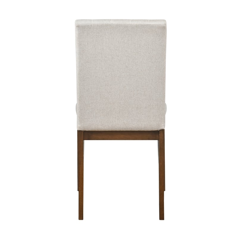 Pemberly Row Textured Dining Room Side Chair - Set of 2 in Beige