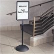 Pemberly Row Plastic Freestanding Write Way Rectangle Message Board