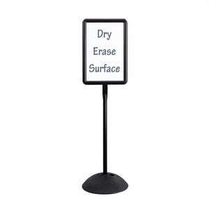 Pemberly Row Plastic Freestanding Write Way Rectangle Message Board
