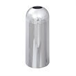 Pemberly Row Metal Reflections Chrome Open Top Dome Receptacle