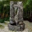 Pemberly Row Modern / Contemporary Wood Water Fall Water Fountain