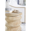 Pemberly Row Modern Transitional Wood Accent Table in Smoke Gray