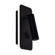 Pemberly Row Contemporary Metal LED Integrated Fixture Sconce in Black