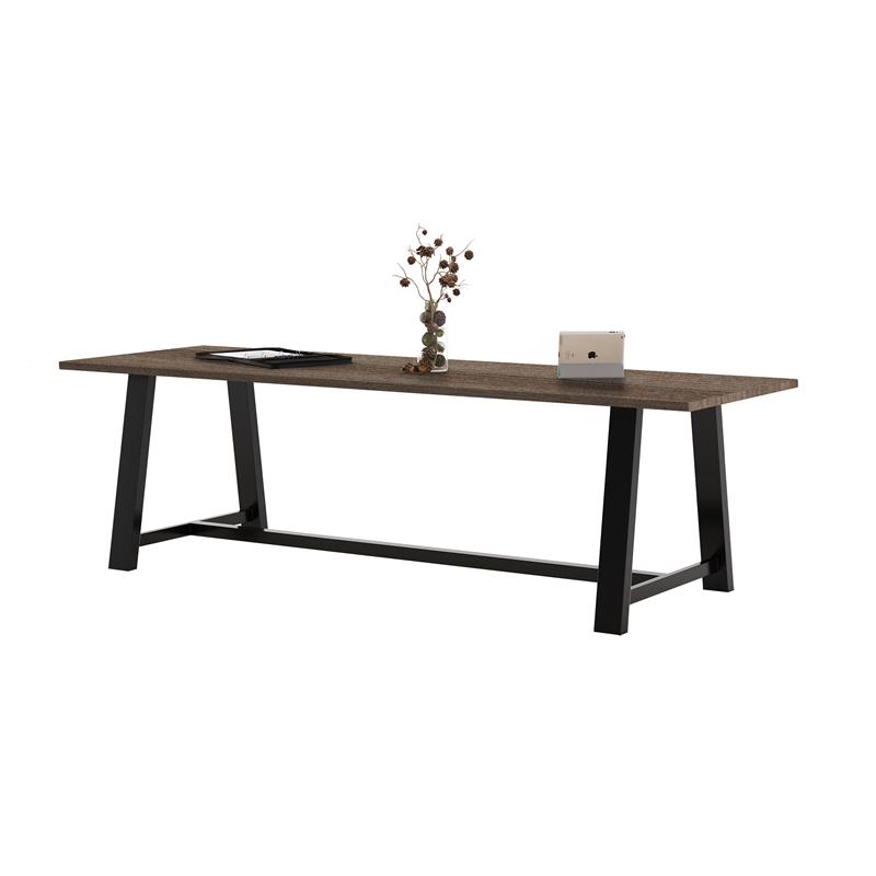 Pemberly Row 3.5 x 9 FT Conference Table in Studio Teak - Standard Height