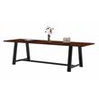 Pemberly Row 3.5 x 10 FT Conference Table in Mahogany - Standard Height