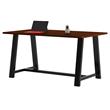 Pemberly Row 3.5 x 6 FT Conference Table in Mahogany - Standard Height