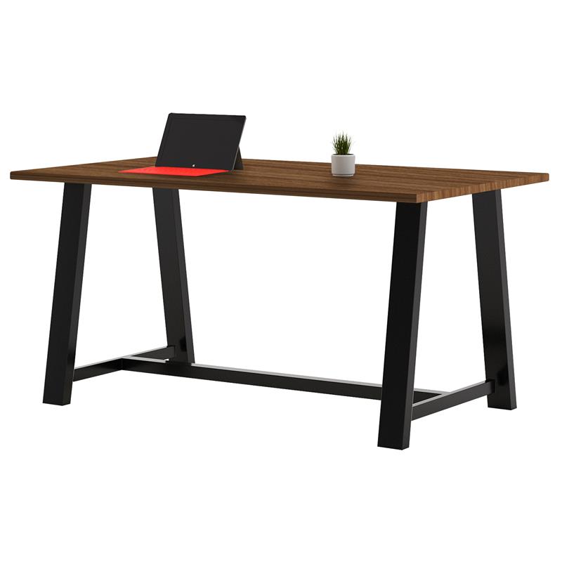 Pemberly Row 3.5 x 6 FT Conference Table in Walnut - Standard Height