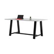 Pemberly Row 3.5 x 7 FT Conference Table in Fashion Grey - Standard Height