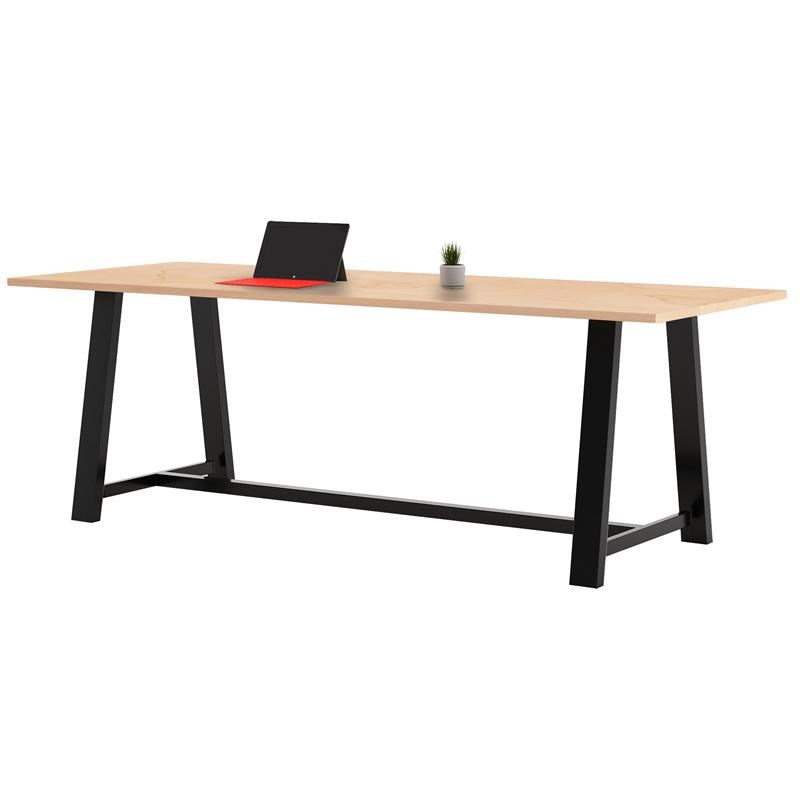 Pemberly Row 3.5 x 9 FT Conference Table in Maple - Standard Height