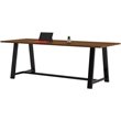 Pemberly Row 3.5 x 10 FT Conference Table in Walnut - Standard Height