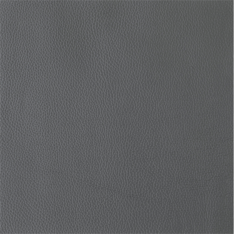 Pemberly Row Genuine Italian Leather Sofa & Loveseat Set in Dark Gray