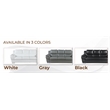 Pemberly Row Contemporary Leather Upholstered Sofa Set in White