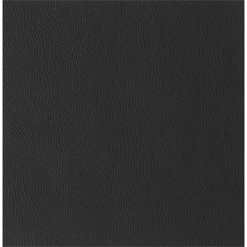 Pemberly Row Genuine Italian Leather Reclining Sofa and Loveseat in Black
