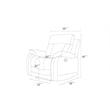 Pemberly Row Modern Transitional Microfiber Fabric Chair in Beige