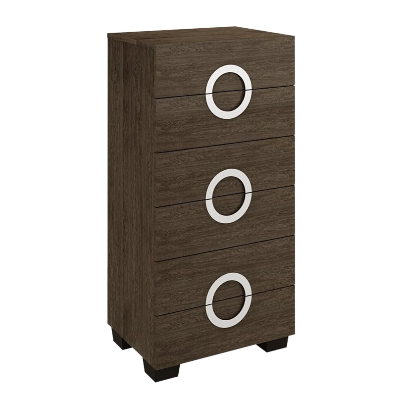 Pemberly Row Contemporary 4-Piece Wood Eastern King Bedroom Set in Gray