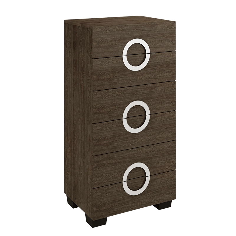 Pemberly Row Contemporary 4-Piece Wood Queen Bedroom Set in Gray