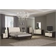 Pemberly Row 4-Piece Wood California King Bedroom Set in Beige