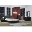Pemberly Row 4-Piece Wood California King Bedroom Set in Black