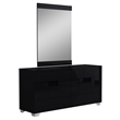 Pemberly Row 4-Piece Wood California King Bedroom Set in Black