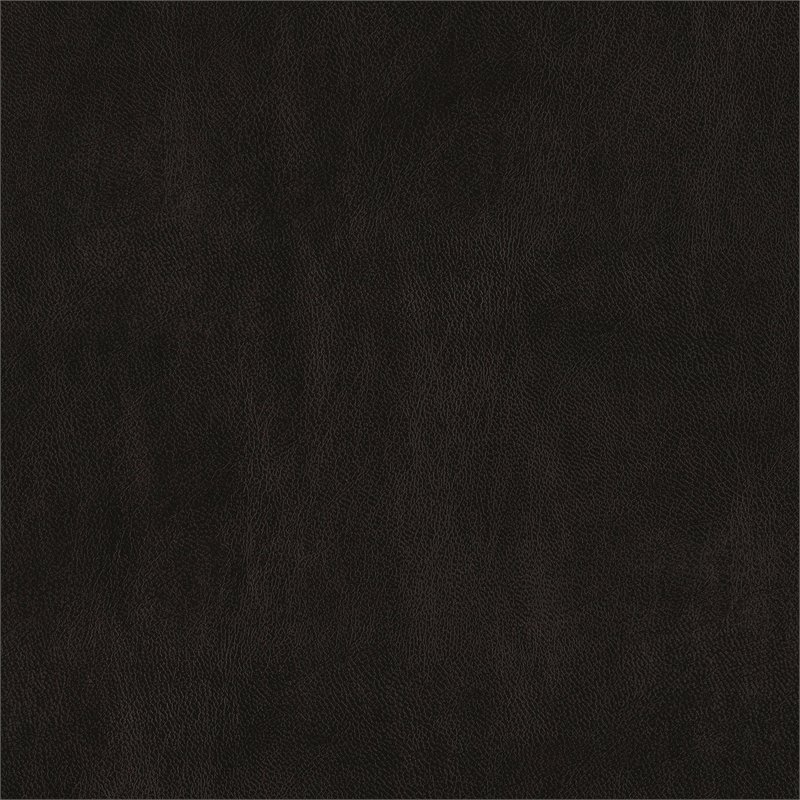 Pemberly Row Modern Wood & Faux Leather Power Reclining Chair in Brown