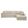 Pemberly Row Transitional Italian Top Grain Leather Sectional