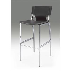 Pemberly Row Modern / Contemporary Gray Bar Stools (Set of 2)