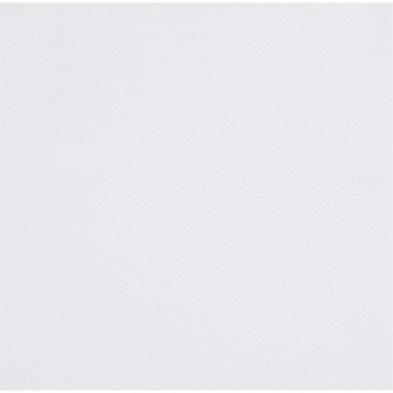 Pemberly Row Italian Leather Sofa Set with Power Recliner in White