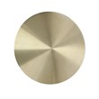Pemberly Row Mushroom Shaped Aluminum End Table in Glam Gold Finish