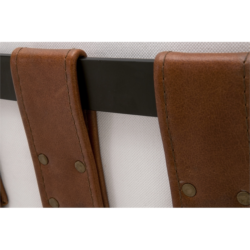 Pemberly Row Modern Transitional Fabric Club Chair in White Finish