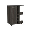 Pemberly Row 2 Piece Living Room Set in Brown Engineered Wood