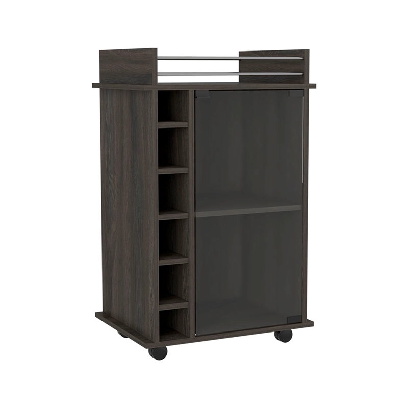 Pemberly Row 2 Piece Living Room Set in Brown Engineered Wood