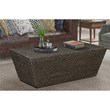 Pemberly Row Rectangle Tapered Transitional Wood Coffee Table in Walnut