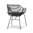 Pemberly Row 3-Piece Outdoor PE Wicker / Rattan Bistro Set in Gray