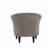 Pemberly Row Modern Traditional Polyester Fabric Chair in Gray