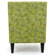 Pemberly Row Traditional Fabric Arm Chair in Petal Pusher Pink
