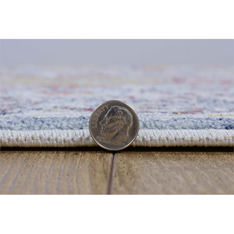 Pemberly Row Traditional Polyester 6'6