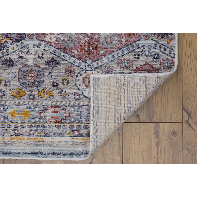 Pemberly Row Traditional Polyester 6'6