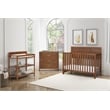 Pemberly Row Contemporary Wood 3-Drawers Dresser in Walnut Finish