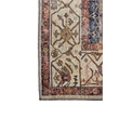Pemberly Row Multi-Color Traditional Washable 2 ft. x 3 ft. Fabric Scatter Rug