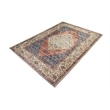 Pemberly Row Multi-Color Traditional Washable 2 ft. x 6 ft. Fabric Runner Rug