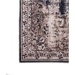 Pemberly Row Beige Distressed Washable 8 ft. x 10 ft. Fabric Area Rug