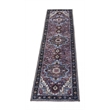 Pemberly Row Multi-Color Traditional Washable 2 ft. x 6 ft. Fabric Runner Rug