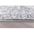 Pemberly Row Traditional Blue Oriental 5 ft. x 7 ft. Fabric Area Rug