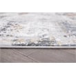 Pemberly Row Blue Distressed 2 ft. x 6 ft. Fabric Runner Rug