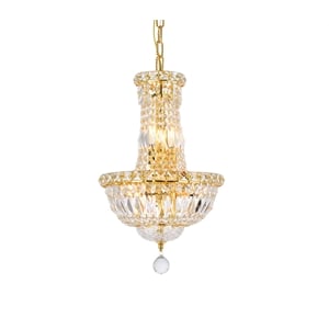 Pemberly Row Contemporary 12&quot 6 Light Royal Crystal Chandelier
