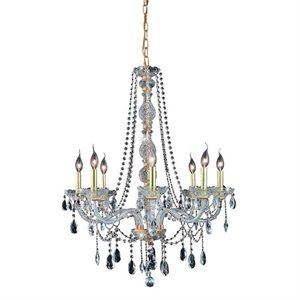 Pemberly Row Contemporary 28&quot 8 Light Royal Crystal Chandelier