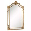 Pemberly Row Contemporary Rectangular Decorative Mirror with Gold Finish Frame