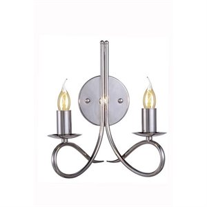 Pemberly Row Transitional 10&quot Wall Sconce in Polished Nickel