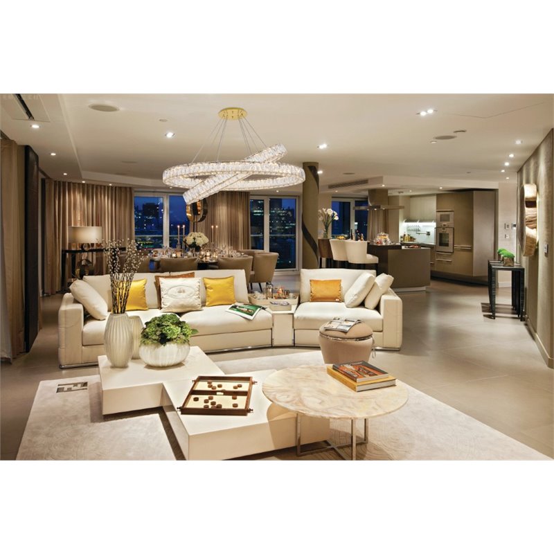 Pemberly Row Contemporary 2 Tier 48