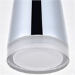 Pemberly Row Contemporary 5 Light Metal LED Island Pendant in Chrome